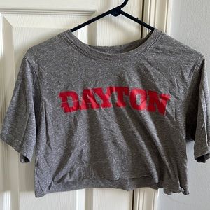 University of Dayton Champion crop top